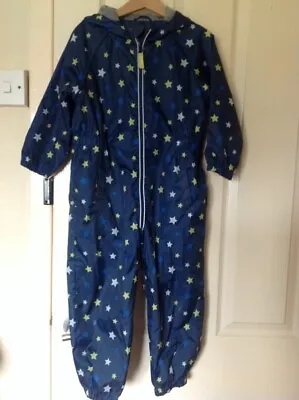 £4 • Buy TU Navy Blue Star Splashsuit 3-4 Years