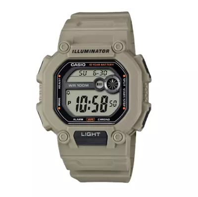 Casio W737HX-5AV Chronograph Watch 100 Meter WR Alarm Date 10 Year Battery • $25