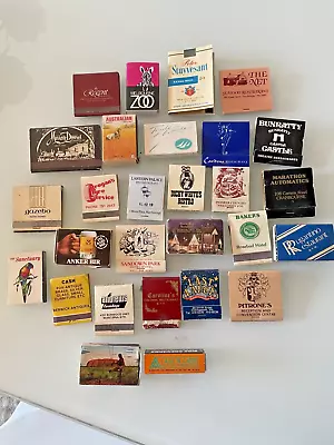 Vintage Bulk Lot Of 26 Match Boxes And Hotel Matches Rare Collection Matchboxes • $29.95