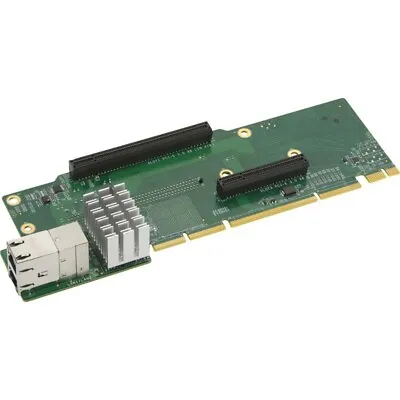 Supermicro AOC-2UR68-i2XT 2U Intel X540 Ultra Riser 2-Ports 10GBase-T Tested • $39.95