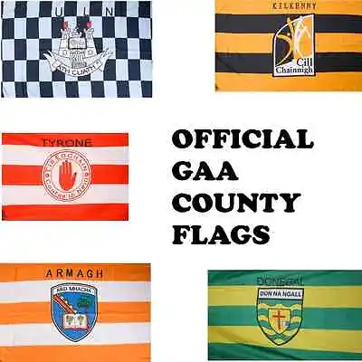 £13.99 • Buy Official GAA Irish County Flags - Various Sizes - Stick & Car - All 32 Counties