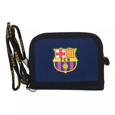 Fc Barcelona Bifold Wallet Fcb Round Nvy Sun Art Soccer Goods For Boys • $41.79