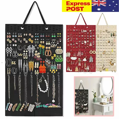 Earrings Hanger Bags Hanging Jewelry Organizer Necklace Display Holder Stand • $10.95