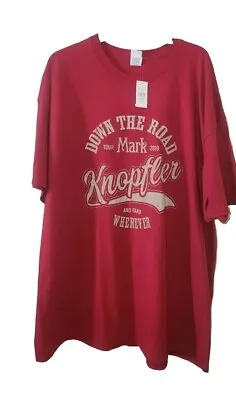 2019 MARK KNOPFLER Tour 3XL Shirt Down The Road 2 Sided Dire Straits NWT......A1 • $40