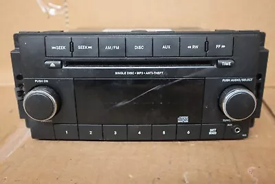 2011 2012 Jeep Patriot AUX CD Player AM FM XM Radio Receiver OEM P05091195AB • $86.52