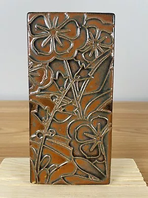 Motawi Tileworks 4X8 Starry Flowers Art Pottery Moonstone Glaze Test Tile • $499.99