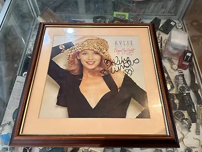 Kylie Minogue - Enjoy Yourself Autographed Lp Framed With Certificate • $1598.95