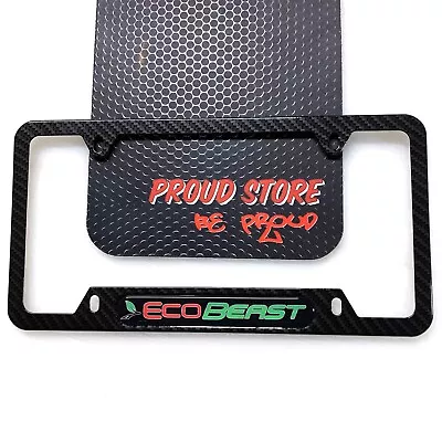 MEXICO Domed CARBON Look License Plate Frame -US Size- Mexican License Frame • $19.49