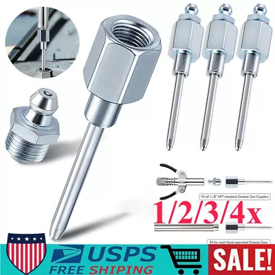 Grease Gun Needle Tip Narrow Grease Needle Nozzle AdapterNeedle Grease Fittings • $8.55