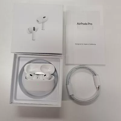 Apple AirPods Pro 2nd Generation Wireless Earbuds With Charging Case & Lanyard • $49