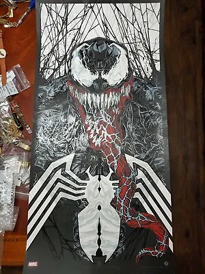 Marvel Venom Spider-Man Rhys Cooper Poster Screen Print Art 18x36 Mondo • $125.99