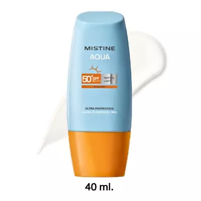 Mistine Sunscreen Aqua Base SPF50 Facial Ultra Protection Matte Light Pro 40ml • $61.49