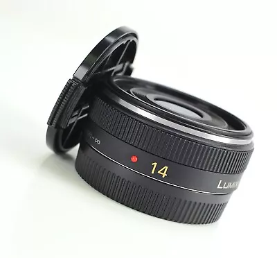 Panasonic LUMIX 14mm F2.5 ASPH. AF Prime Lens - Micro Four Thirds F&R Lens Caps • £139.99