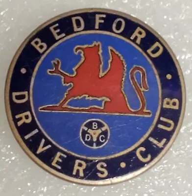 Vintage Bedford Drivers Club BDC Commercial Lorry Truck Van Enamel Lapel Badge • £4.99