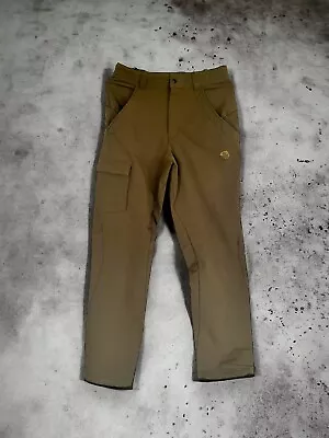 Mountain Hardware Cargo Hiking Outdoor Pants Olive Green / Brown Mens Sz S 29x32 • $24.95