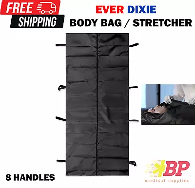 Ever Dixie Disaster Pouch Body Bag Soft Stretcher Combo 3 Tags 8 Handles - Black • $19.95