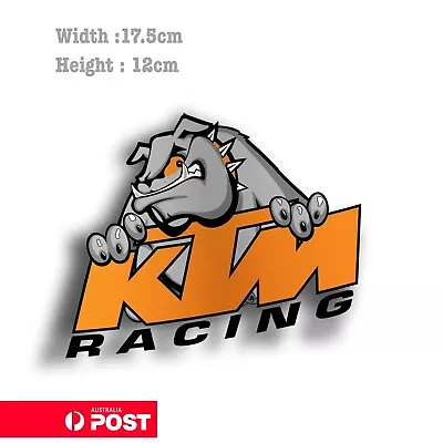 KTM Racing Bull Dog  Vans Stickers • $14