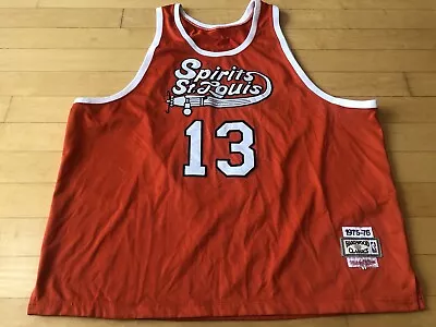 #13 Moses Malone Spirit Of St Louis Mitchell And Ness Hardwood Classics Jersey • $119.99