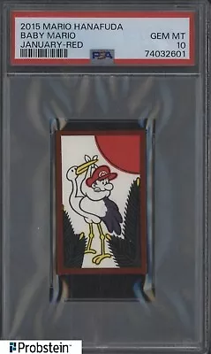 2015 Mario Hanafuda January Red Baby Mario PSA 10 GEM MINT • $24.50