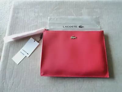 1x Genuine Women's Lacoste Red Clutch Bag • $99.99