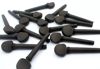 100 Pcs Natural Ebony Violin-Viola-Oud  Pegs Swiss Model A Quality 55/9/7 • $65