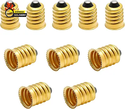 10 Pack E14 To E12 Adapter Converter European To Candelabra Reducer Pure Coppe • $11.99