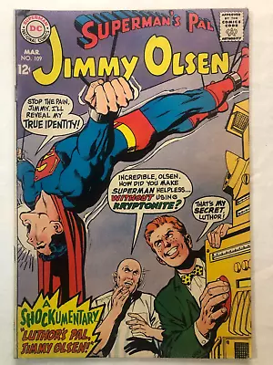 Superman's Pal Jimmy Olsen #109 March 1968 Vintage Silver Age DC Comics Nice! • $25