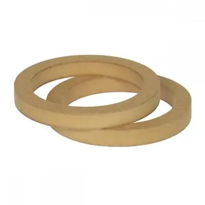 5.25  130mm Pair Of MDF Speaker Spacer Mounting Rings 18mm Thick ID 118mm • £10.99