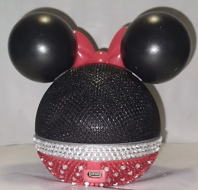 *RARE* Disney Minnie Mouse Wireless Rechargeable Bluetooth Bling Speaker #MF-M8 • $39.95