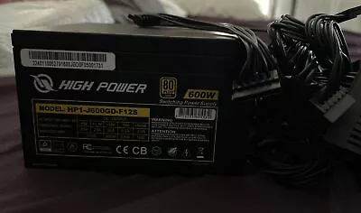 Power Supply 600w 80 Plus Gold • $30