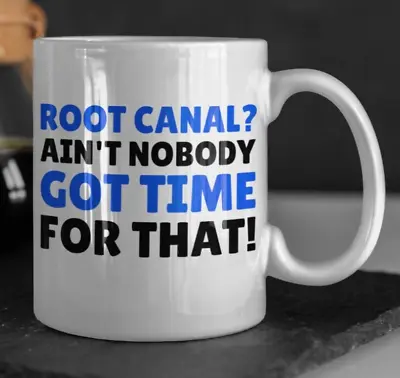£9.95 • Buy Funny Root Canal Mug 11oz 330ml Dental Surgery Gift Endodontics Gifts Dentistry
