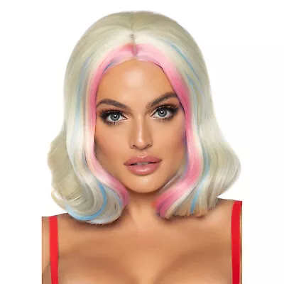 Womens Harley Wavy Bob Adult Costume Wig • $11.55