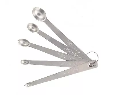 Mini Measuring Spoons SetStainless Steel Measuring Spoons Set (Set Of 5) • $10.27