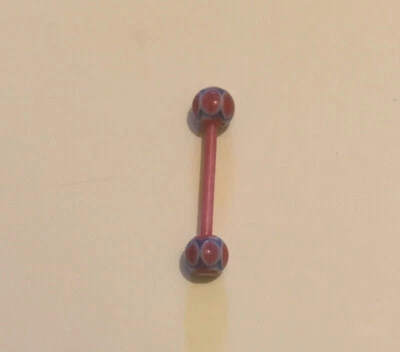 £1.80 • Buy BioFlex Tongue Bar, Nipple Bar, Straight Barbell, Bendy Body Piercing Jewellery