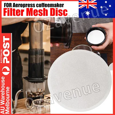 Reusable Metal Coffee Filter 304 Stainless Steel For AeroPress Coffee Maker Home • $4.89