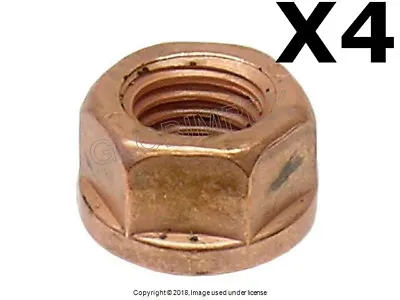 PORSCHE 911 914 (1965-1974) Exhaust Nut (4) Muffler To Heat Exchanger (10 Mm) OE • $16.55