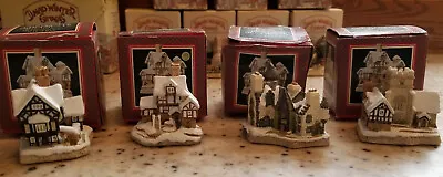 Lot (4) David Winter Cottages Christmas Ornaments In Original Boxes  • $12