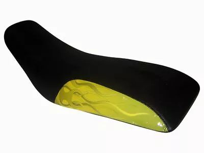 Yamaha Raptor 250 Seat Cover Seat Cover Yellow Ghost Flame Design • $39.99