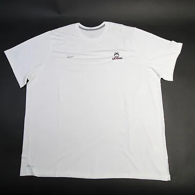 $24.99 • Buy UConn Huskies Nike Dri-Fit Short Sleeve Shirt Men's White New