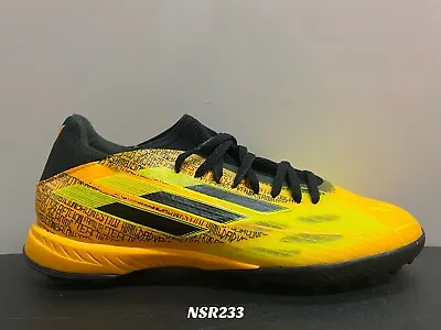 Adidas Speedflow Messi.3 Tf Solar Gold Black Gw7423 Size 6.5 Turf Indoor New • $99.99