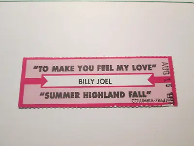 Billy Joel - To Make You Feel My Love       Orig 1997 Jukebox Strip • £2.40
