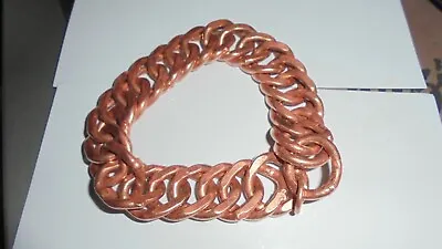 Pure Solid Copper Bracelet For Him And  Her  112 Grams Arthritis Relief • $55.99