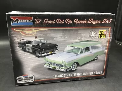 MONOGRAM '57 Ford Del Rio Ranch Wagon 2'n1 NEW 1:25 Scale 2015 • $8.50