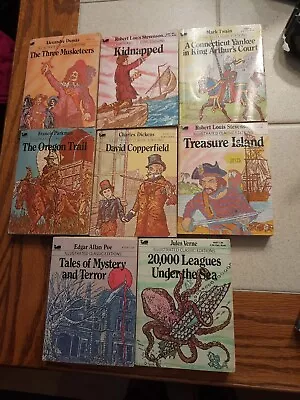 Lot Of 8 Vintage Moby Books Illustrated Classic Editions Mini Paperback • $19.99