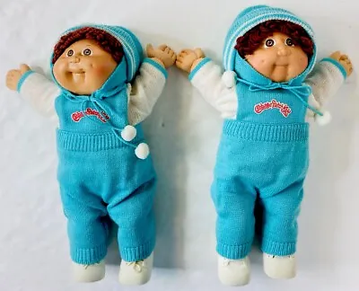 Vintage Coleco 1985 Cabbage Patch Kids Doll Twins With Yarn Hair. • $69.99