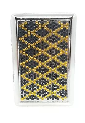 Fujima Double Sided Metal Beaded Diamond Design 100s Size Cigarette Case • $7.99