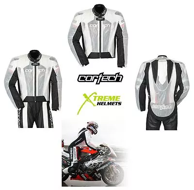 Cortech Road Race Rainsuit Motorcycle Jacket Waterproof Wet Weather XS-XL • $129.99