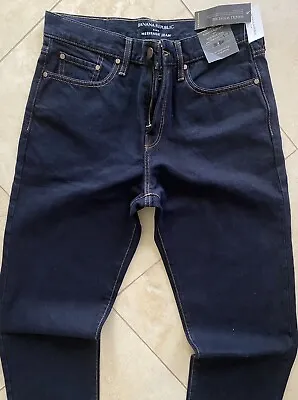 Banana Republic Straight Leg Jeans Men's Size 31 X 32 Heritage Dark Wash NEW • $36.16