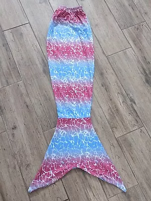 UNBRANDED Little Girl's MERMAID TAIL Skirt / Costume Red & Blue Tie Dye (T66) • $4