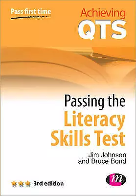Passing The Literacy Skills Test (Achieving Qts Series) By Bruce Bond Book The • £2.25